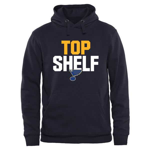 Men's St. Louis Blues Top Shelf Pullover Hoodie - Navy Blue,We sell and wholesale Men's St. Louis Blues Top Shelf Pullover Hoodie - Navy Blue on line form chian!
